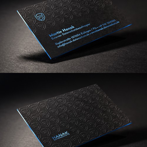 Business Card Design For HANAK-Datenschutz