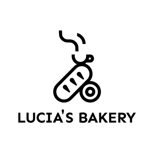 logo for "Lucia’s Bakery"