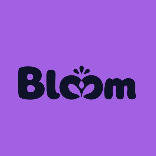 Custom Wordmark Logo for "Bloom"