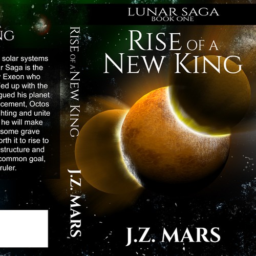 My try at a Galactic Version of a Hunger Games like book cover