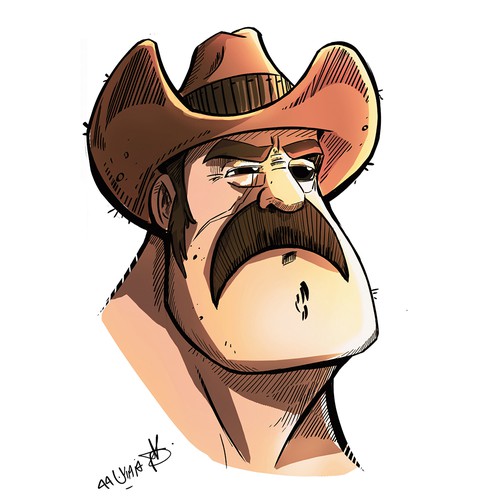 Cowboy character design