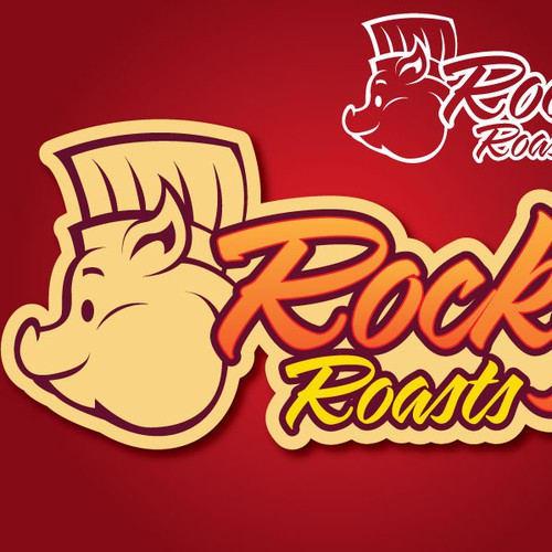 logo for Rocky Roasts