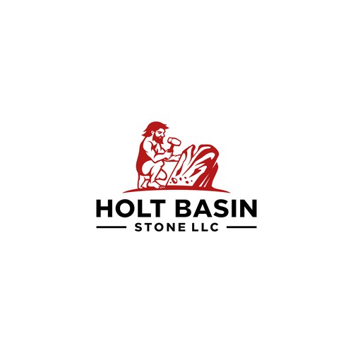 simple logo designs stone basin