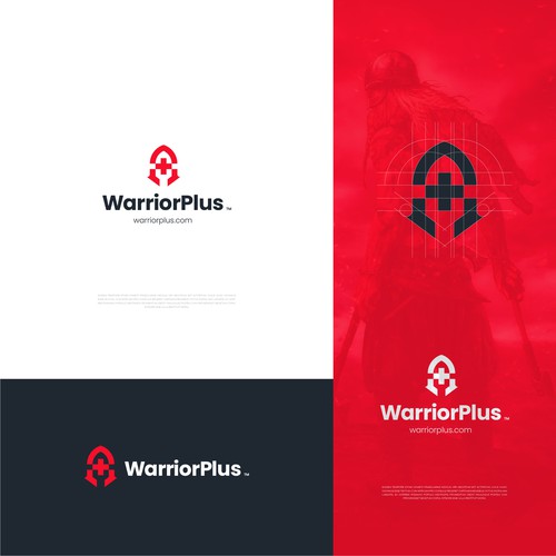 WarriorPlus logo design