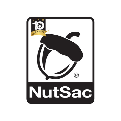 Nutsac logo 10 years