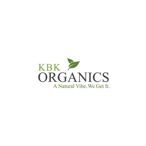 Logo concept for organic cosmetic products.