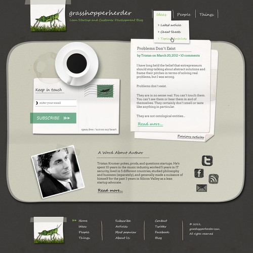 Help GrasshopperHerder with a new website design