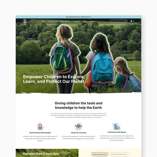 Children's outdoor adventure kits ecommerce