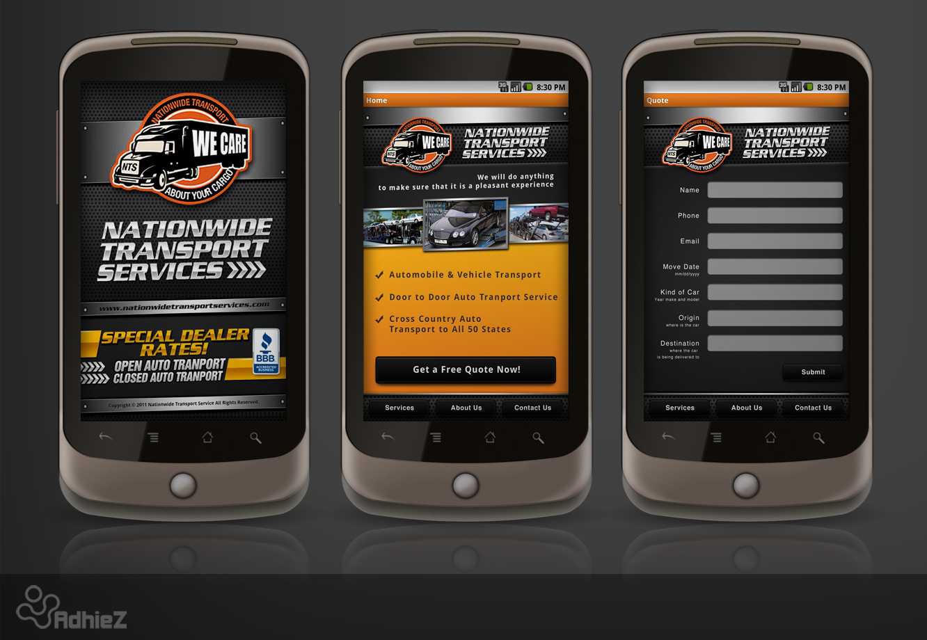 Need App for Nationwide Transport Services