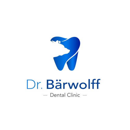 Bear Logo for a young Dentist