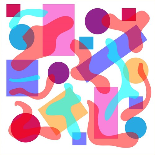 abstract vector pattern design