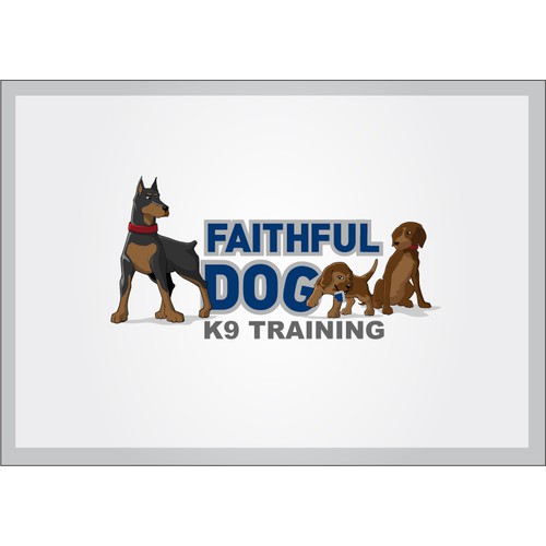 Create the first and only business logo for Faithful Dog K9 Training