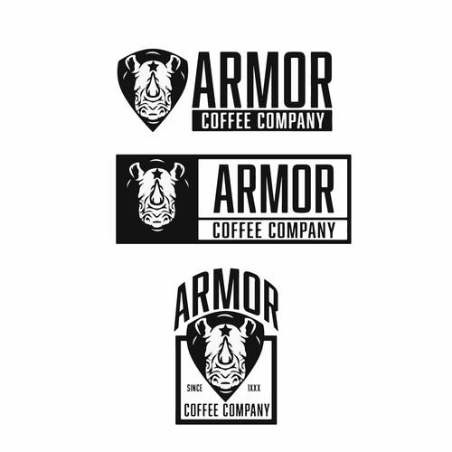 Logo concept for Armor Coffee Company
