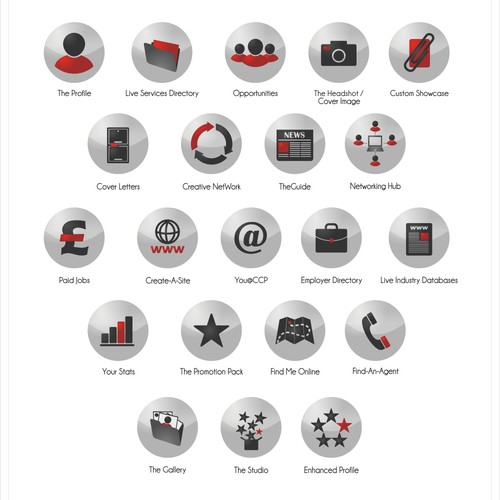 Multiple icons design