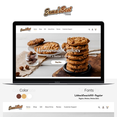 Erma's Best Cookies Website