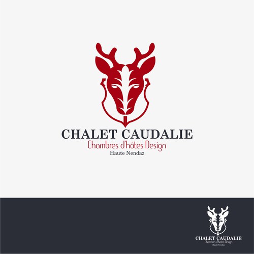chalet caudalie logo design