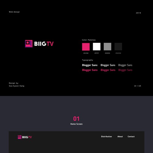 Website Design for BIGG TV