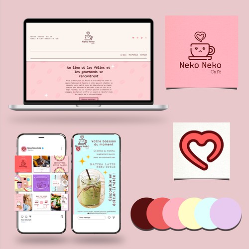 Pack web et kit de marque