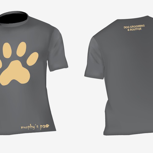 MURPHY'S PAW ~ T-Shirt for Dog Grooming Shop