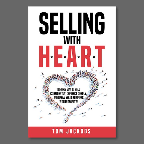 Selling with Heart Book Cover Design