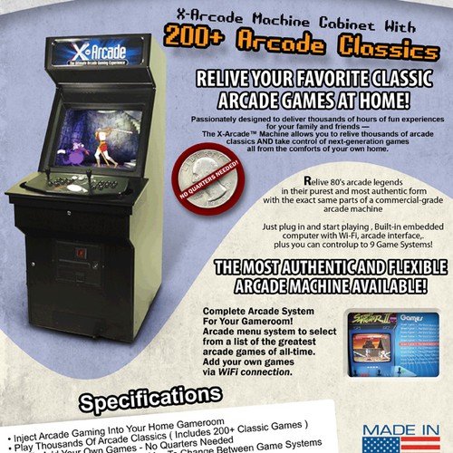 8.5x14 Brochure Design For Gaming Company