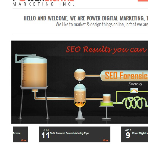 Create the next banner ad for Power Digital Marketing Inc. 