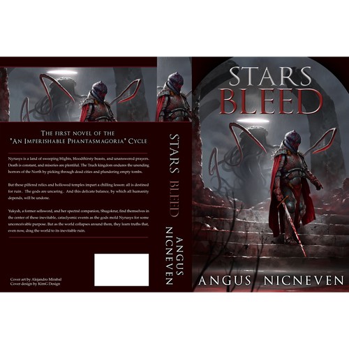 Cover Design for "Stars Bleed" by Angus Nicneven