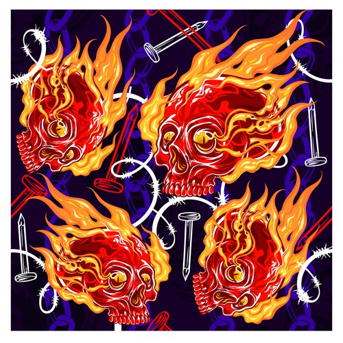 Legging skull pattern