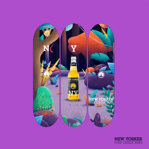 Illustration for New York beer