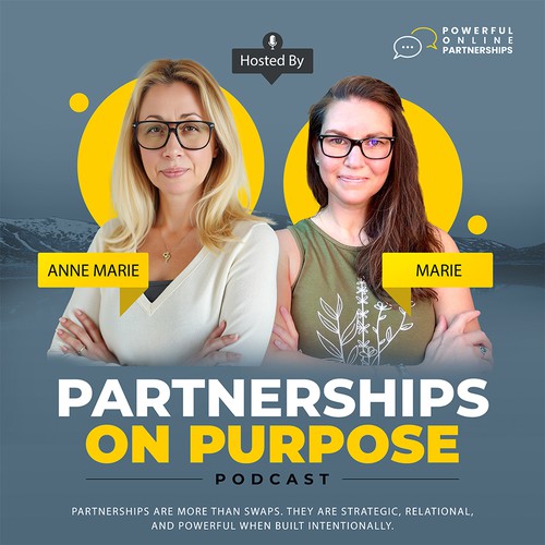 Partnerships on Purpose Podcast Cover Design