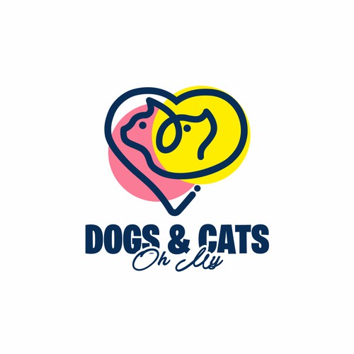 Dogs and cats logo