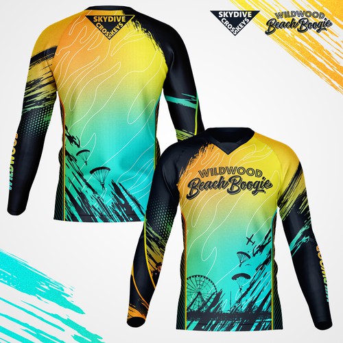 Skydive Crosskeys | Jersey design