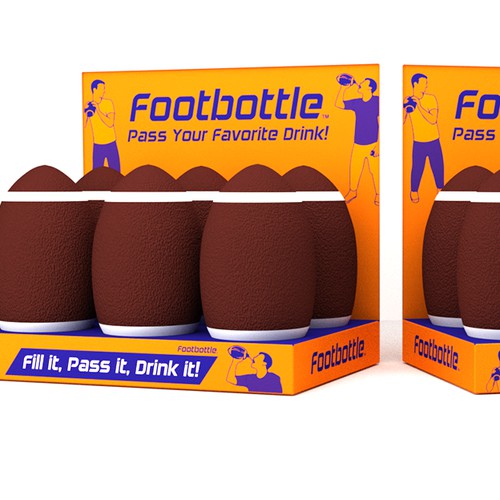 Display box design to highlight the main product