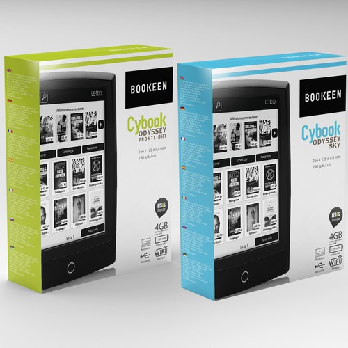 Packaging Design for an EBOOK READER