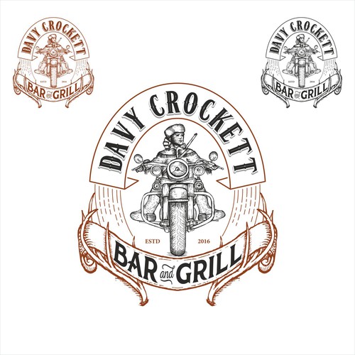Davy Crocket bar & grill logo