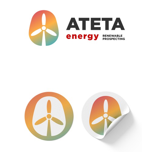 ATETA energy Logo design