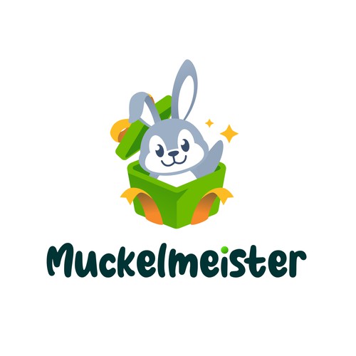 Muckelmeister - cute bunny gift logo