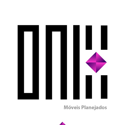 Logotipo: ONIX - Móveis Planejados.