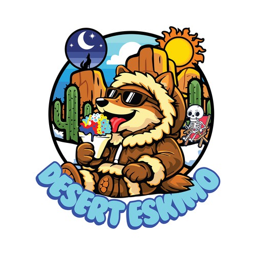 Logo concept Desert Eskimo