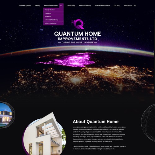 Quantum Home Improvements Ltd - Website Design