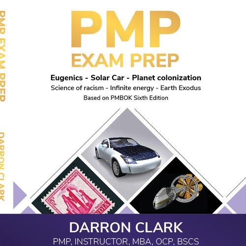 Book cover for PMP exam prep