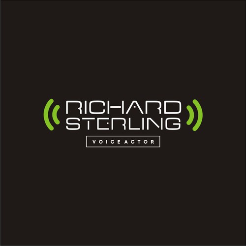 Richard Sterling Voice Actor logo design