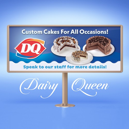 Dairy Queen Custom Cakes Banner