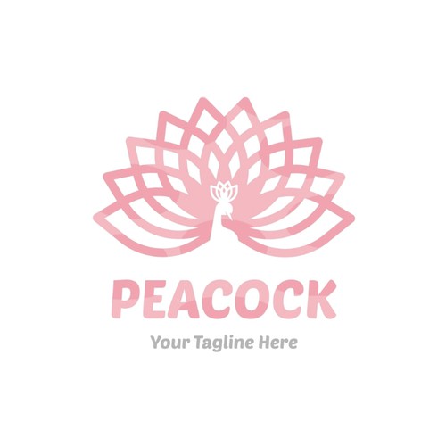 Pink Peacocok Logo