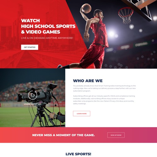 FanVuu Landing Page