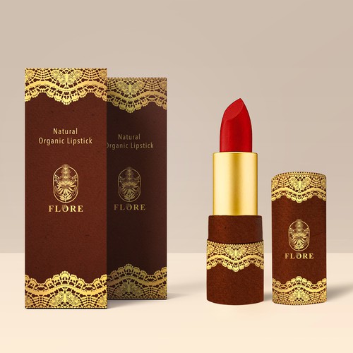  Unique design for lipstick tube and box packaging box