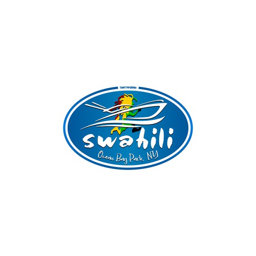Please help design a cool yacht logo "Swahili"