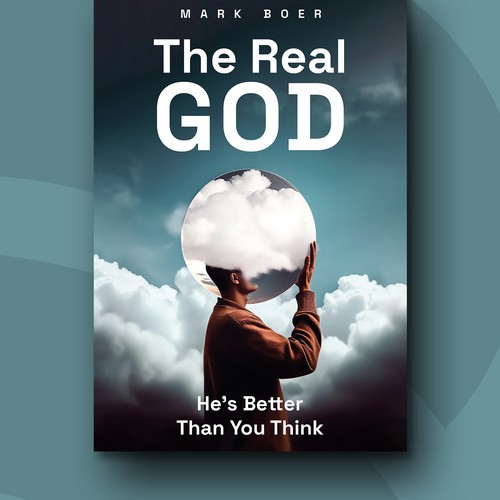 Modern book cover for god