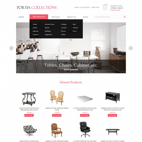 Responsive Web Designs for Ecommerce Themes (10+ winners guaranteed)