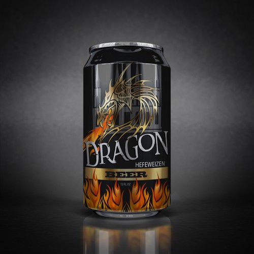 Dragon Beer can design